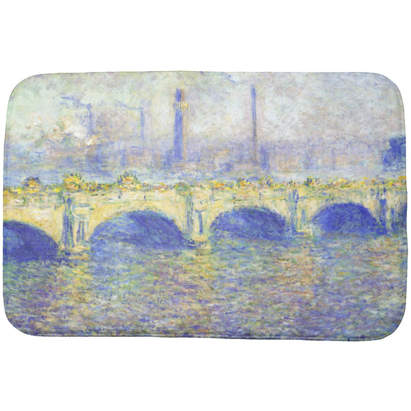 Custom Waterloo Bridge by Claude Monet Dish Drying Mat