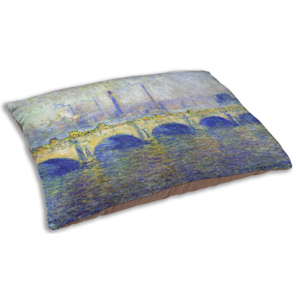 Waterloo Bridge by Claude Monet Dog Beds - SMALL