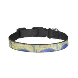 Waterloo Bridge by Claude Monet Dog Collar - Small