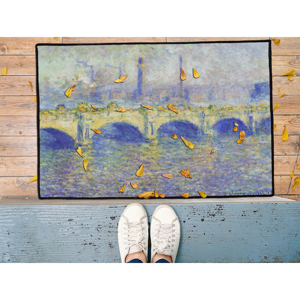 Waterloo Bridge by Claude Monet Door Mat - LIFESTYLE (Med)