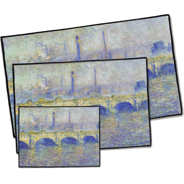 Waterloo Bridge by Claude Monet Door Mats - PARENT MAIN