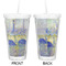Waterloo Bridge by Claude Monet Double Wall Tumbler with Straw - Approval