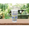 Waterloo Bridge by Claude Monet Double Wall Tumbler with Straw Lifestyle