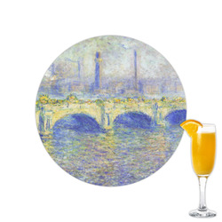 Waterloo Bridge by Claude Monet Printed Drink Topper - 2.15"