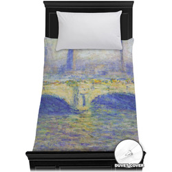 Waterloo Bridge by Claude Monet Duvet Cover - Twin XL