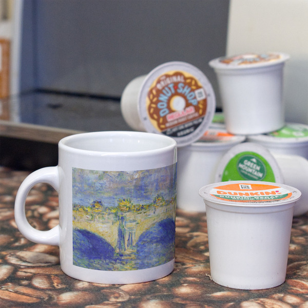 Waterloo Bridge by Claude Monet Espresso Cup - Single Lifestyle