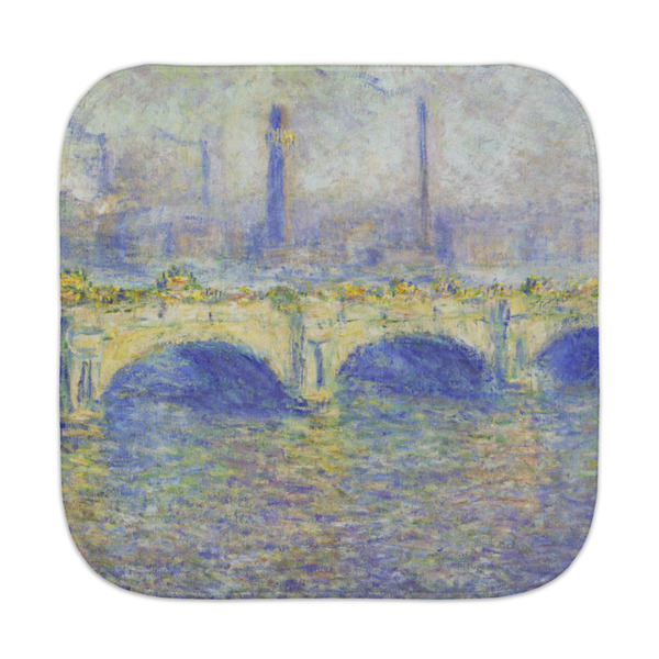 Custom Waterloo Bridge by Claude Monet Face Towel
