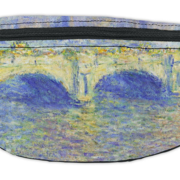 Waterloo Bridge by Claude Monet Fanny Pack - Closeup