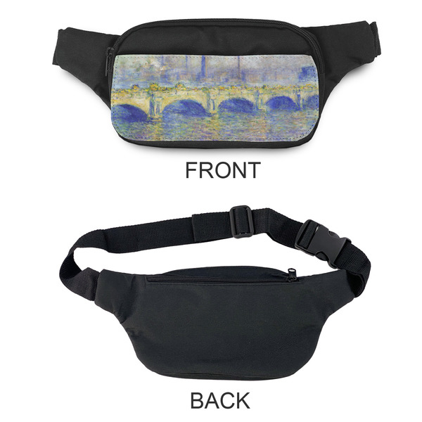 Waterloo Bridge by Claude Monet Fanny Packs - APPROVAL