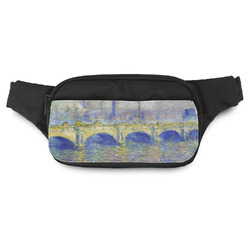 Waterloo Bridge by Claude Monet Fanny Pack - Modern Style