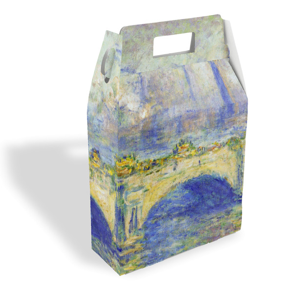Custom Waterloo Bridge by Claude Monet Gable Favor Box