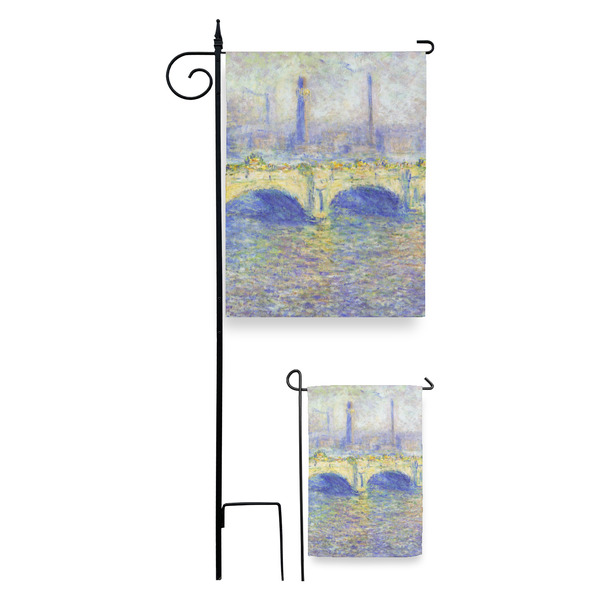 Waterloo Bridge by Claude Monet Garden Flag - PARENT/MAIN