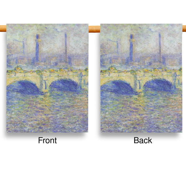 Waterloo Bridge by Claude Monet Garden Flags - Large - Double Sided - APPROVAL