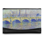 Waterloo Bridge by Claude Monet Genuine Leather Women's Wallet - Small