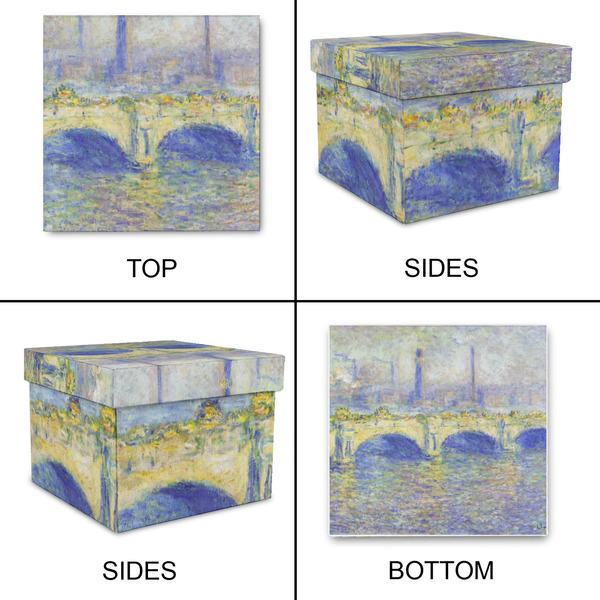 Waterloo Bridge by Claude Monet Gift Boxes with Lid - Canvas Wrapped - Medium - Approval