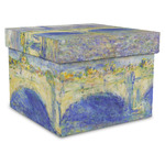 Waterloo Bridge by Claude Monet Gift Box with Lid - Canvas Wrapped - X-Large