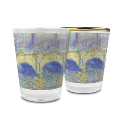 Waterloo Bridge by Claude Monet Glass Shot Glass - 1.5 oz