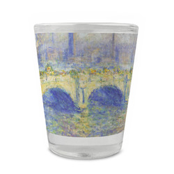 Waterloo Bridge by Claude Monet Glass Shot Glass - 1.5 oz - Set of 4