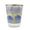 Waterloo Bridge by Claude Monet Glass Shot Glass - With gold rim - FRONT