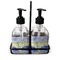 Waterloo Bridge by Claude Monet Glass Soap & Lotion Bottles