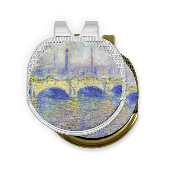 Waterloo Bridge by Claude Monet Golf Ball Marker Hat Clip - PARENT/MAIN