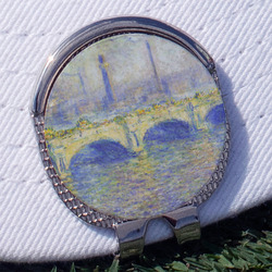 Waterloo Bridge by Claude Monet Golf Ball Marker - Hat Clip