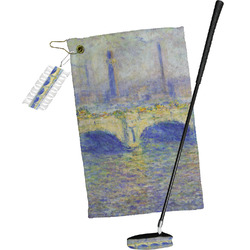 Waterloo Bridge by Claude Monet Golf Towel Gift Set