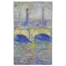 Waterloo Bridge by Claude Monet Golf Towel - Poly-Cotton Blend - Large