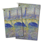 Waterloo Bridge by Claude Monet Golf Towel - Poly-Cotton Blend