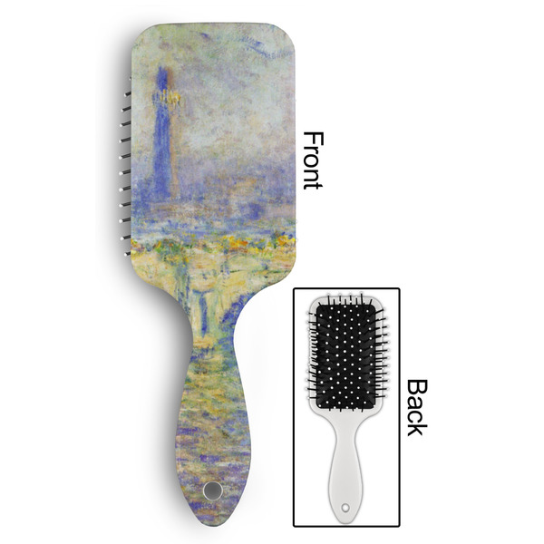 Waterloo Bridge by Claude Monet Hair Brush - Approval