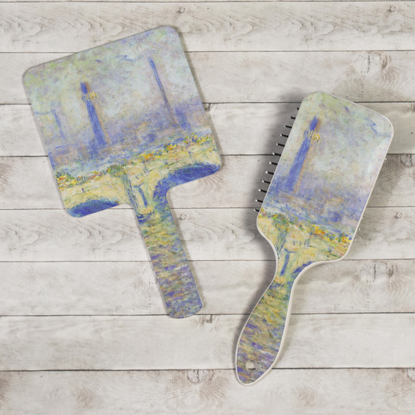 Waterloo Bridge by Claude Monet Hand Mirrors - In Context