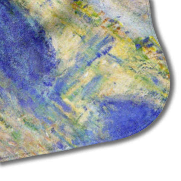 Waterloo Bridge by Claude Monet Hooded Baby Towel- Detail Corner