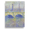 Waterloo Bridge by Claude Monet House Flags - Double Sided - BACK