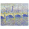 Waterloo Bridge by Claude Monet Indoor / Outdoor Rug - 8'x10' - Front Flat