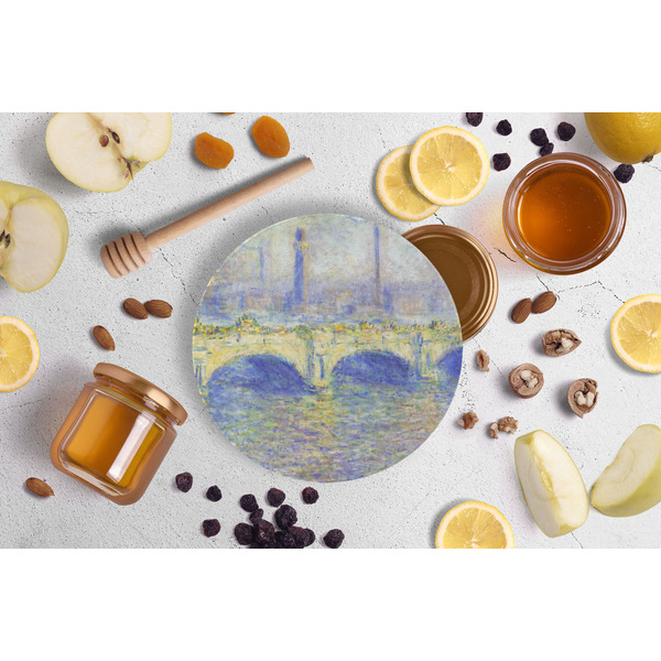 Waterloo Bridge by Claude Monet Jar Opener - Lifestyle Image