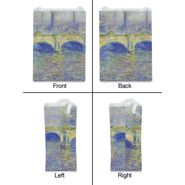 Waterloo Bridge by Claude Monet Jewelry Gift Bag - Matte - Approval