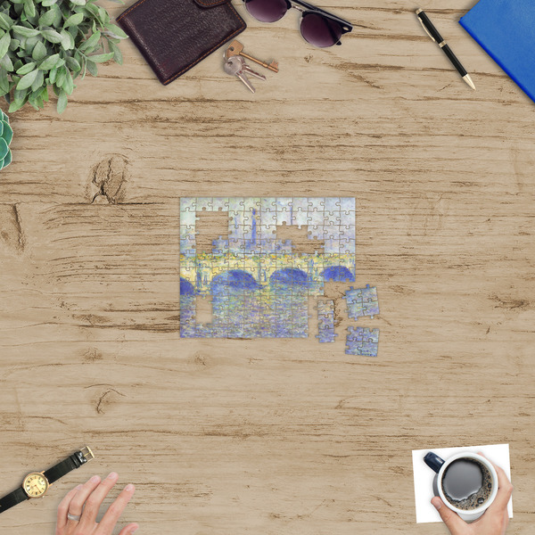 Waterloo Bridge by Claude Monet Jigsaw Puzzle 110 Piece - In Context