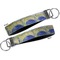 Waterloo Bridge by Claude Monet Key-chain - Metal and Nylon - Front and Back