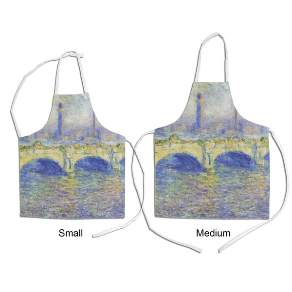 Waterloo Bridge by Claude Monet Kid's Aprons - Comparison