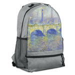 Waterloo Bridge by Claude Monet Backpack