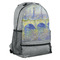 Waterloo Bridge by Claude Monet Large Backpack - Gray - Angled View