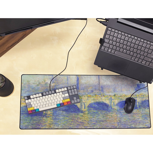 Waterloo Bridge by Claude Monet Large Gaming Mats - LIFESTYLE