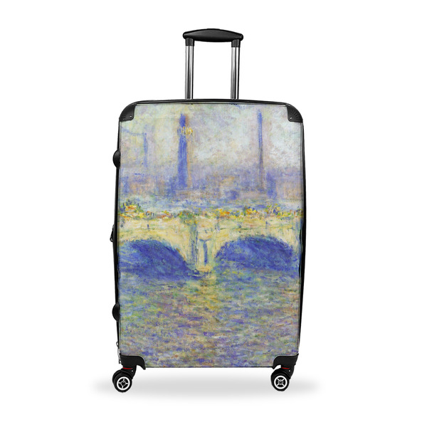 Custom Waterloo Bridge by Claude Monet Suitcase - 28" Large - Checked