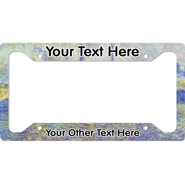 Custom Waterloo Bridge by Claude Monet License Plate Frame - Style A