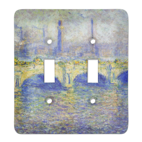 Custom Waterloo Bridge by Claude Monet Light Switch Cover (2 Toggle Plate)