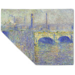Waterloo Bridge by Claude Monet Double-Sided Linen Placemat - Single
