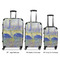 Waterloo Bridge by Claude Monet Luggage Bags all sizes - With Handle
