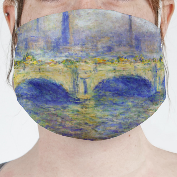 Custom Waterloo Bridge by Claude Monet Face Mask Cover