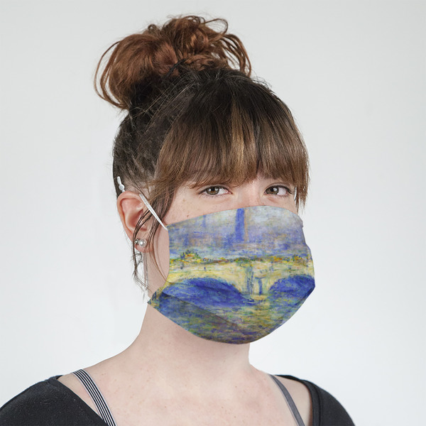 Waterloo Bridge by Claude Monet Mask - Quarter View on Girl