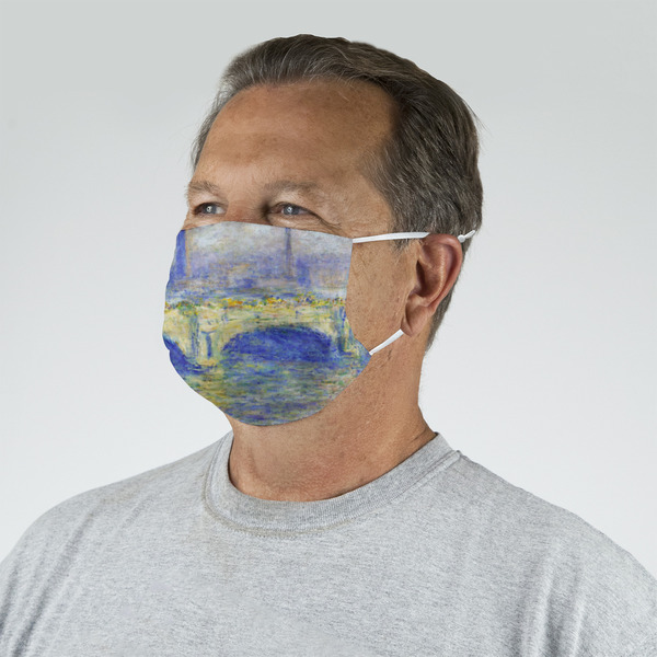 Waterloo Bridge by Claude Monet Mask - Quarter View on Guy